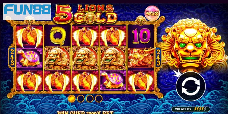5 Lions Gold เป็นเกมสล็อตที่น่าดึงดูด
